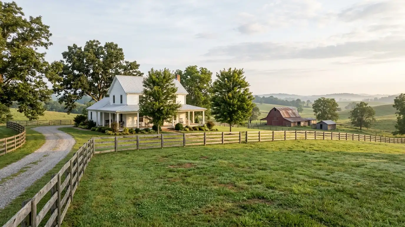 Lawn care services in Arrington, TN A green lawn at a Arrington, Tennessee home