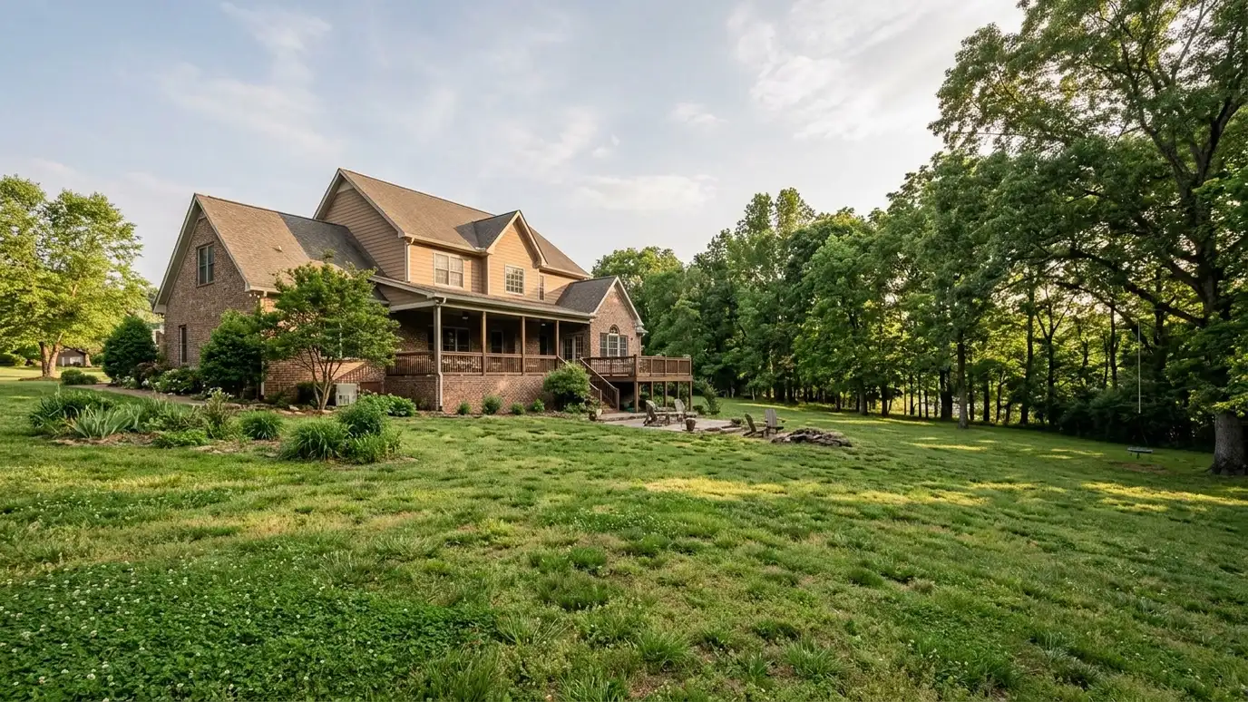 A green lawn at a Gallatin, Tennessee home