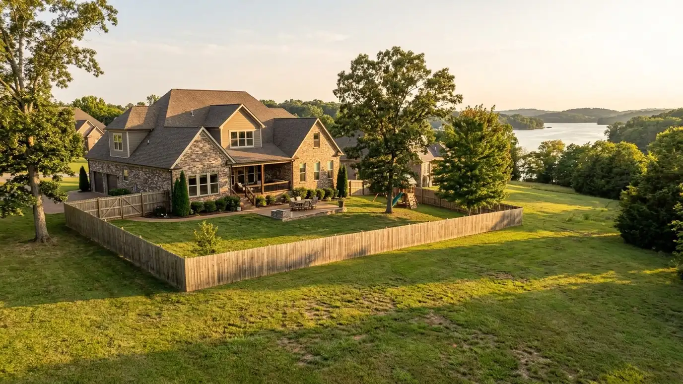 A green lawn at a Mt. Juliet, Tennessee home
