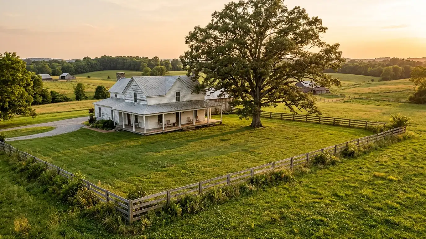 A green lawn at a Thompsons Station, Tennessee home