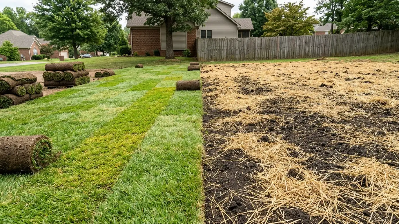 Seeding vs Sod Compared | Music City Lawn Service Seeding vs Sod Compared in Nashville and Middle Tennessee