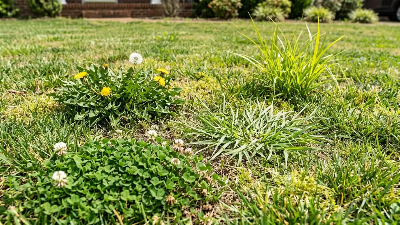 Lawn Weed Types and Controls Guide explained for Nashville and Middle Tennessee